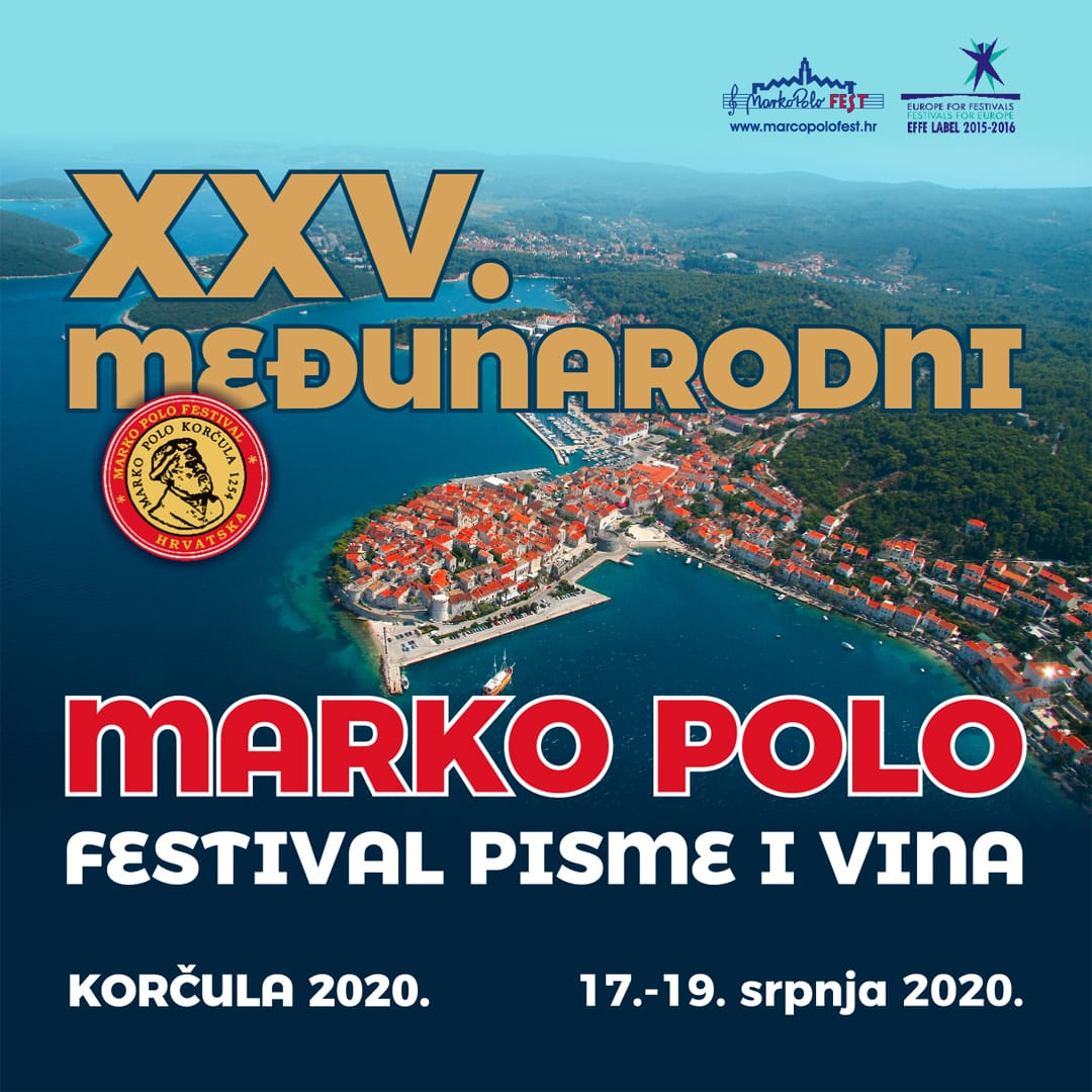 NATJEČAJ 25. MARKO POLO FESTA PROLONGIRAN DO 20. LIPNJA